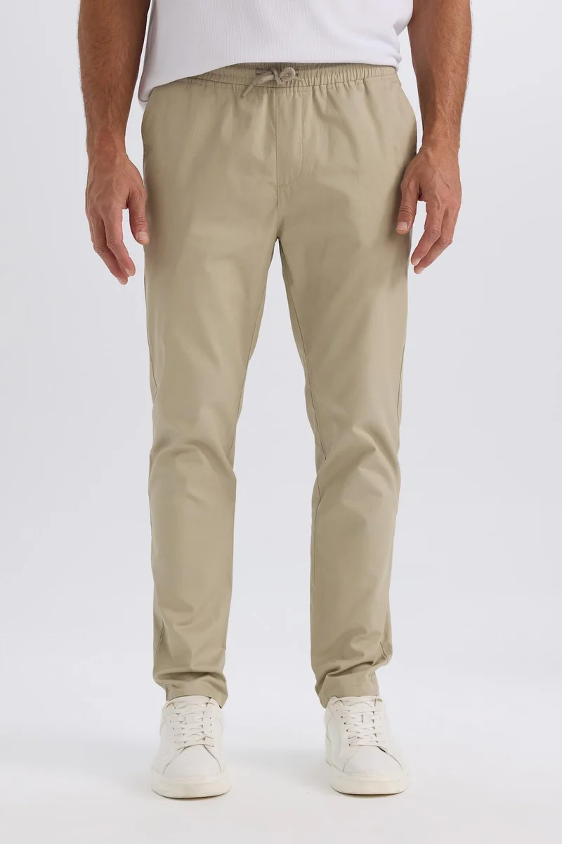 Defacto  jogger Super Skinny Hem Gabardine Trousers for Men | Best Price UAE