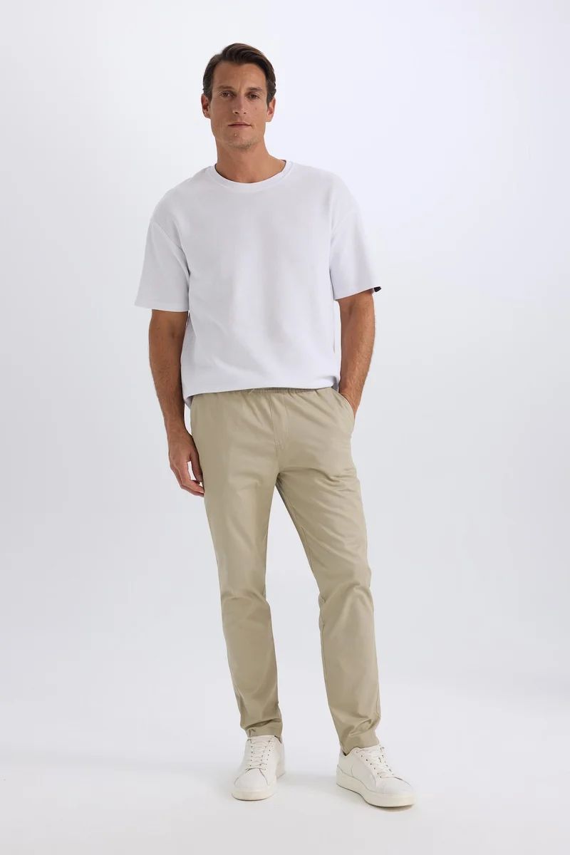 Defacto  jogger Super Skinny Hem Gabardine Trousers for Men | Best Price UAE