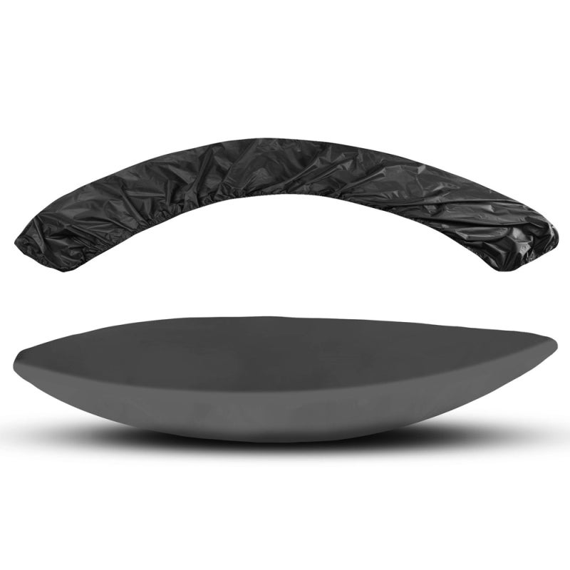 Canoe Storage Cover: 3.1-3.5m Black 210D Oxford Cloth - Wear-resistant Waterproof Sun-proof Storage Cover for Outdoor Kayak Canoe Paddleboard Storage - Image 5