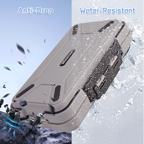 Micscrew 36 Slots Memory Card Case & 36 Transparent Card Cases, Light Gray Camera SD Card Holder Storage with Individual Plastic Card Holder Case for SD Card, Camer Card Organizer for SD Card - Image 4