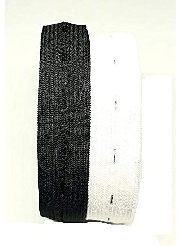 Zenith Zenith 5 Meter 34 inch Imported Sewing Button Hole Knit Elastic Band Pack of White and Black 5 Meter 1 Measuring Tape  - Image 4