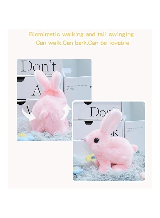general Bunby - My Realistic Bunny Toy, Interactive Realistic Bunny Toy Toys for Kids, Jumping, Twitching, and Shaking Ears (White) - Image 3