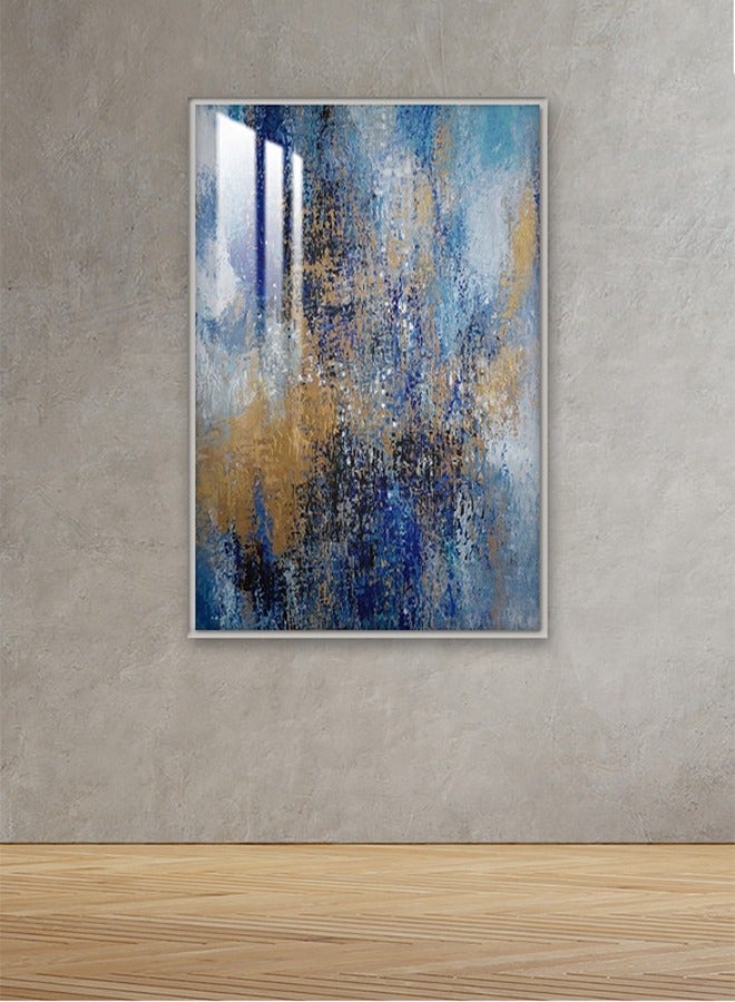 Marktna Decorative Wall Art Painting 120X80Cm With An Abstract Design Brown Frame And A Transparent Acrylic Layer 0.5Kg - Image 1