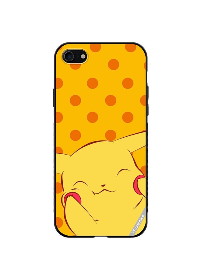 VR CREATIVE Protective Case Cover For Apple iPhone 7/8/SE 2020 Cheeky Pikachu Design Multicolour - Image 1