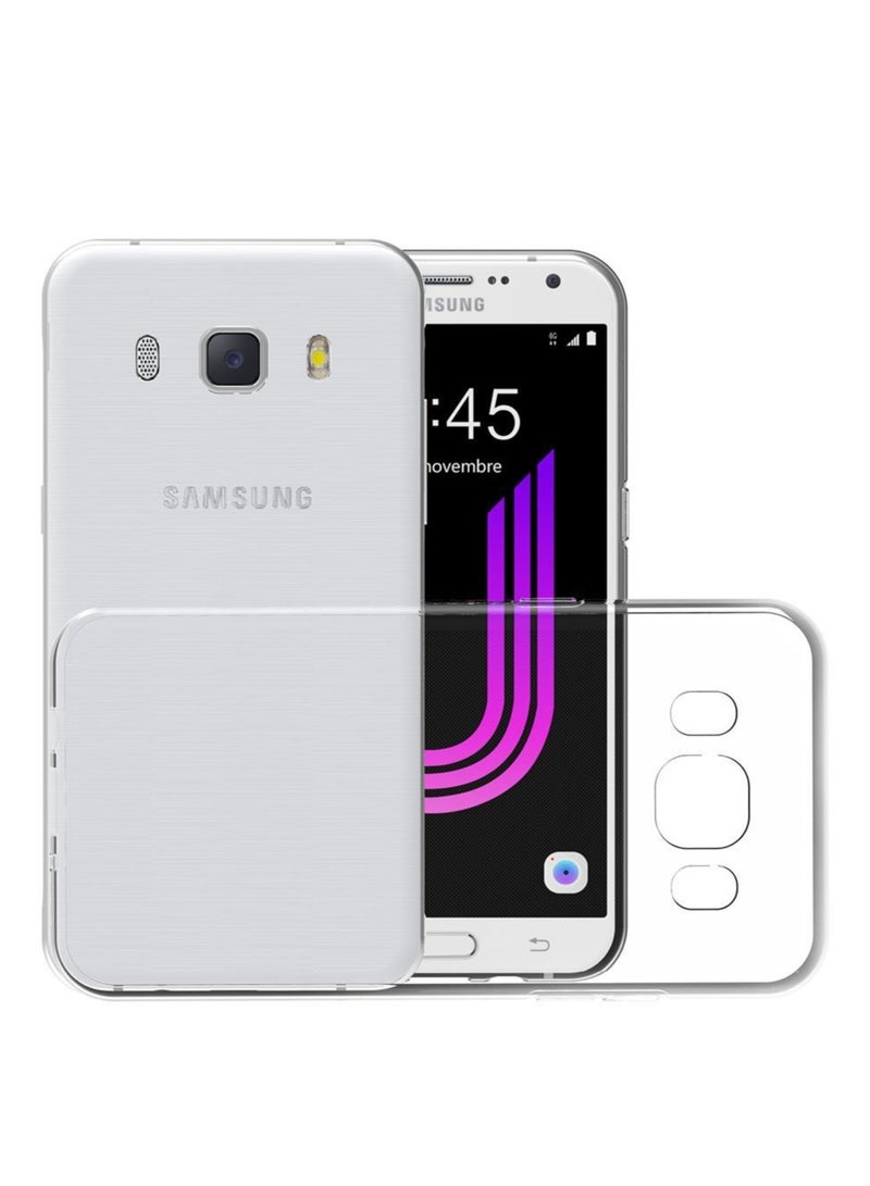 مايجين حافظة لهاتف سامسونج جالاكسي J7 2016 مقاس 5.5 بوصة، غطاء خلفي شفاف من مطاط البولي يوريثان الناعم - Image 4