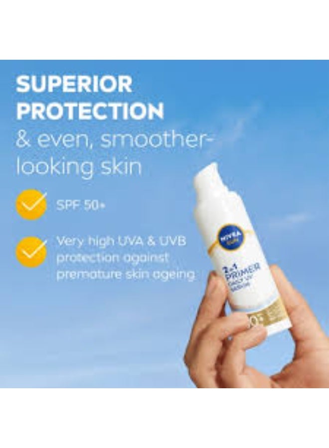 Nivea Sun Primer Daily UV Serum SPF50+ 30ml - Image 3