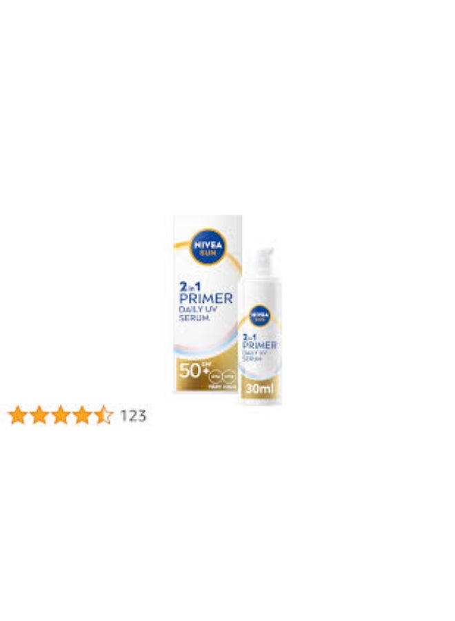 Nivea Sun Primer Daily UV Serum SPF50+ 30ml - Image 2