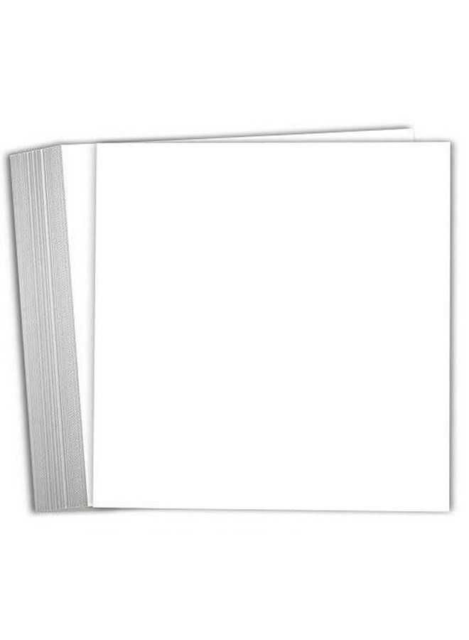 Hamilco ورق كرتون سكربوك أبيض 8X8 وزن 80Lb عبوة 100 قطعة - Image 2