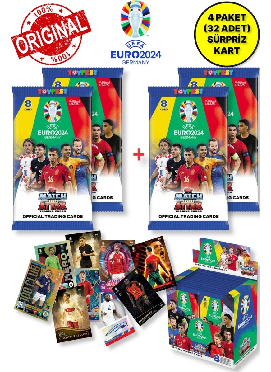 Germany Euro 2024 European Championship Match Attax - 4 Player Card Pack (32 Cards) - pzsku/Z1ED458319A45C490BF32Z/45/_/1740652590/bcde3e81-6054-41cc-8917-3aff19bc0b8b