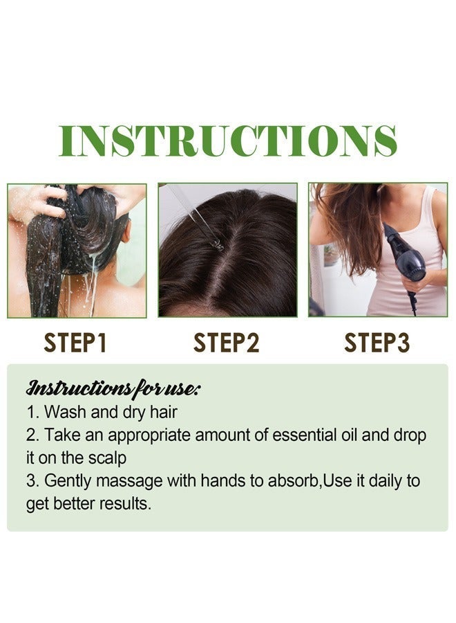 EELHOE 2PCS Rosemary Mint Scalp Hair Strengthening Oil For Hair Growth Hair Care - Image 3