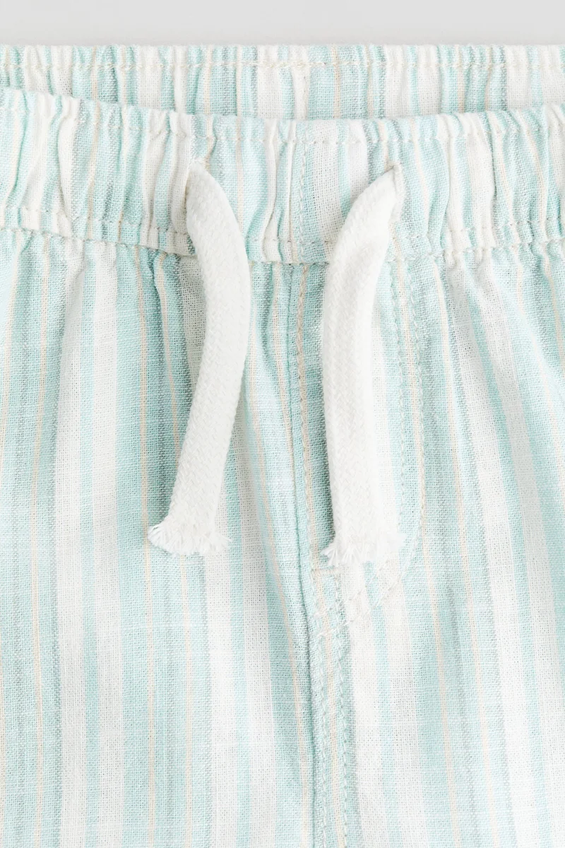 H&M Linen-blend joggers