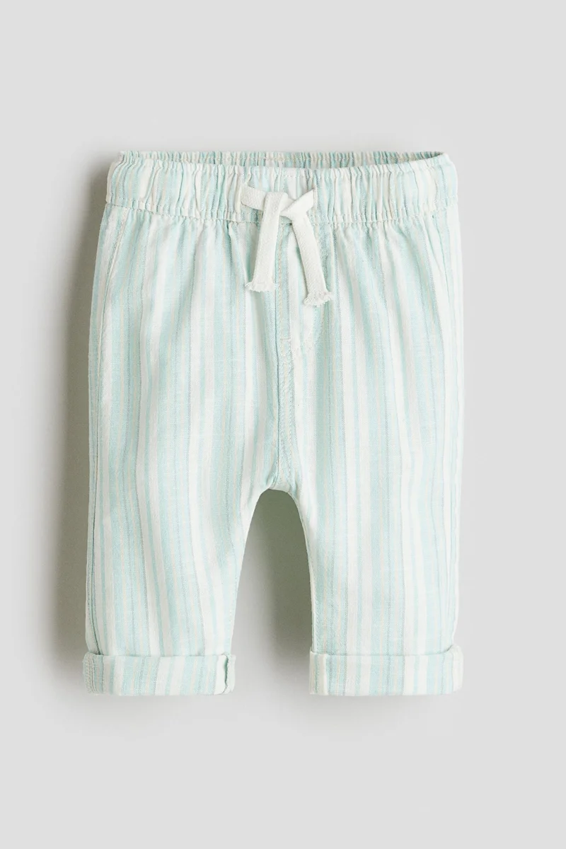 H&M Linen-blend joggers