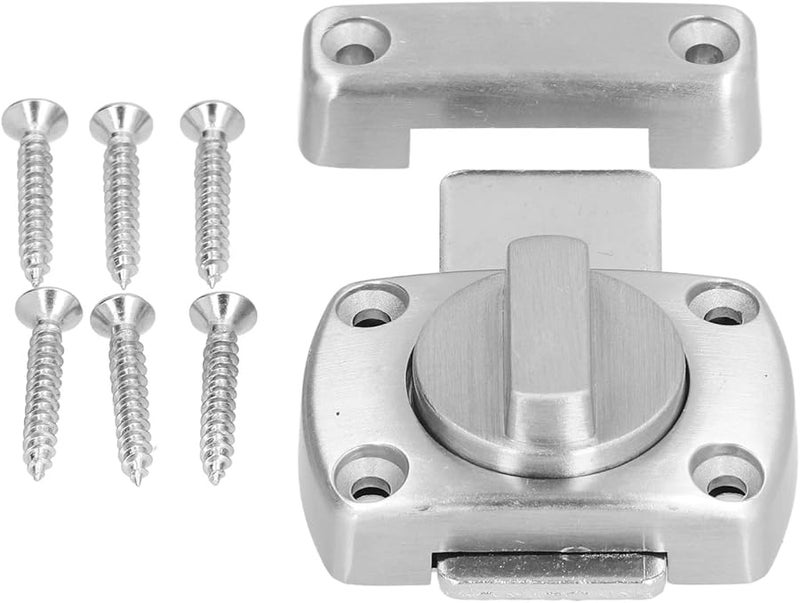 Yosoo 2Pcs Zinc Alloy Attic Door Latches Sash Window Lock Threaded Joints Anti Locking Cabinet Sliding Door Buckle - Image 3