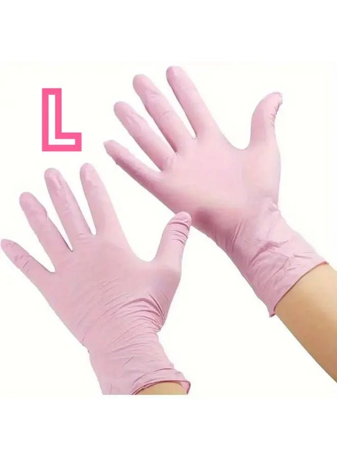 Bulk 52pcs Disposable Latex Free Gloves Size L Individually Wrapped For Home Cleaning - Image 1