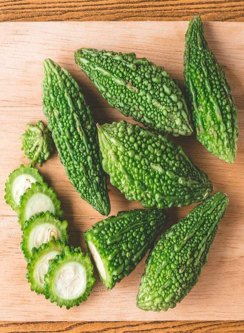 GGOOT 30Stück Bitterkürbissamen Spezielle Sorten Hoher Nährwert Natürliches Wachstum Gemüsekulturen im Garten Einfach zu handhaben - Image 1