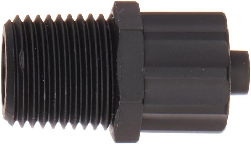 Techon Systems TSD931-57 Fitting, Male Luer Lock, 1/8" NPT, Black Nylon - Image 2