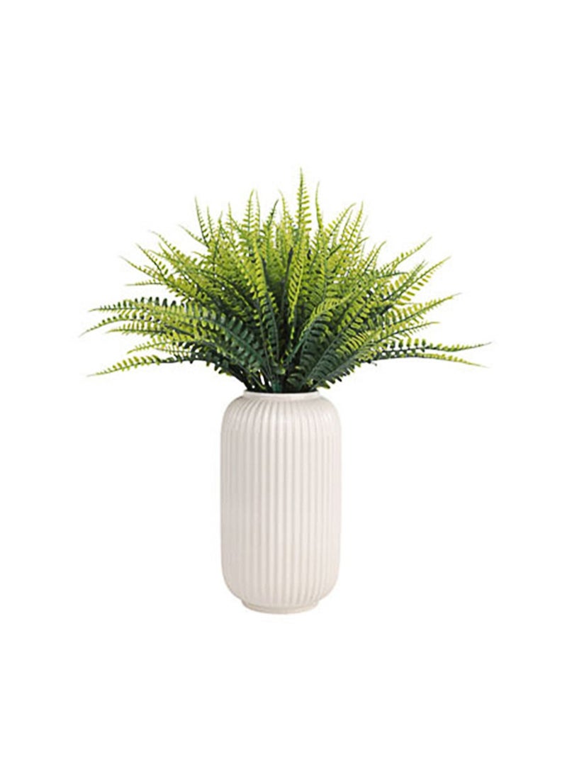 Arabest - 6 Pieces Of Simulation Of Persian Leaves Bouquet Decorative Ornaments Plant Wall With Material Greenery (Vase Is Not Included) - Image 1