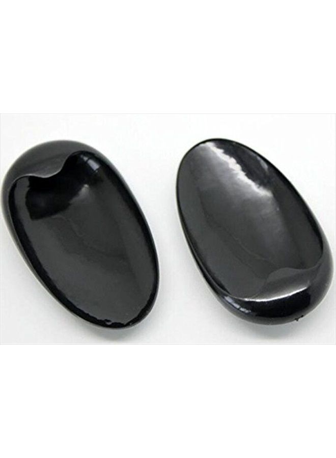 Natuworld 3 Pairs Professional Black Plastic Ear Cover Protector Hairdressing Dye Colouring Bathing Shower Cap Waterproof Ear Protection Earmuff for Hair Salon Styling Kit Bathing Shower Spa - Image 4