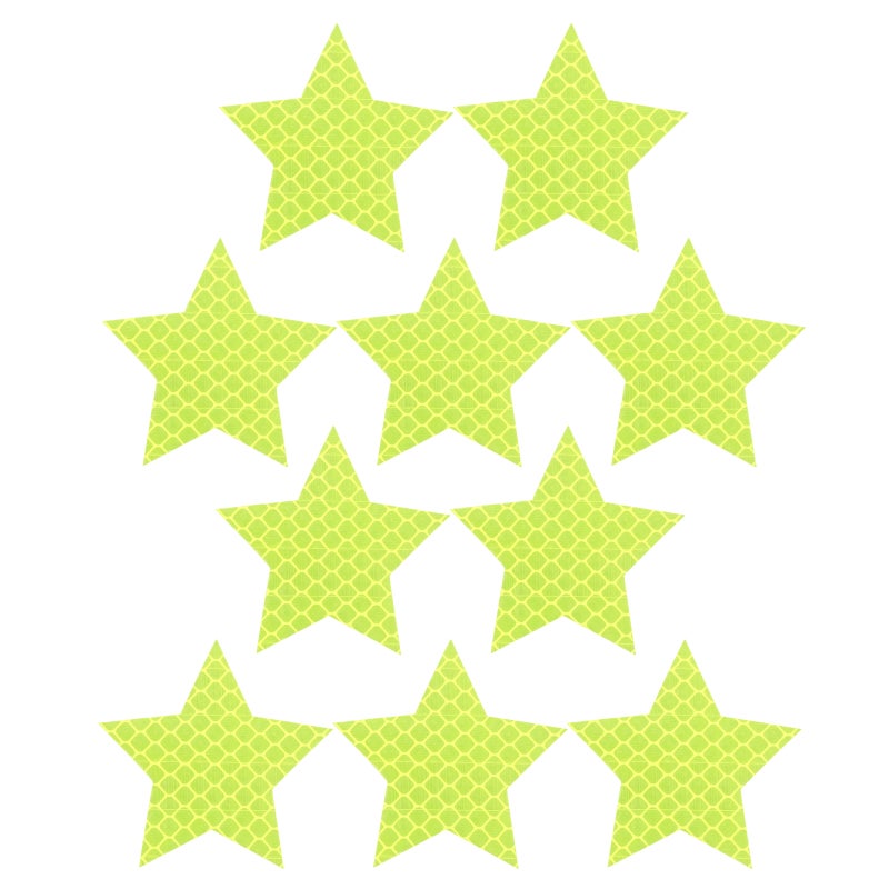 10pcs Reflective Stickers Reflective Stickers Driveway Reflectors Bike Reflective Tape Night Safety Stickers For Motorcycle - Image 5