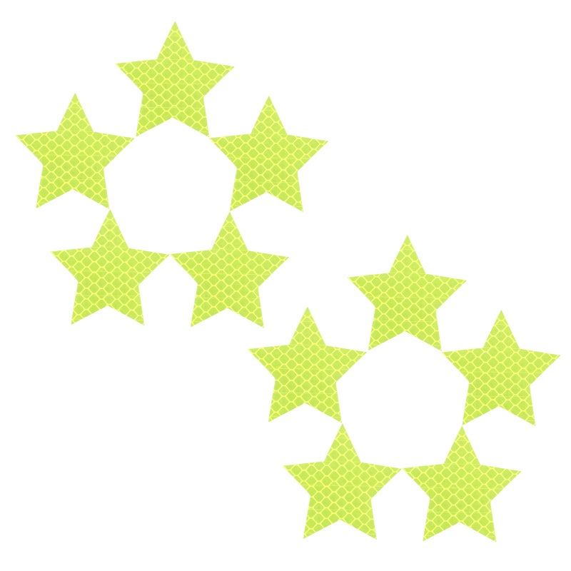10pcs Reflective Stickers Reflective Stickers Driveway Reflectors Bike Reflective Tape Night Safety Stickers For Motorcycle - Image 1