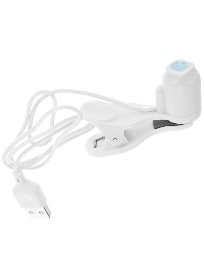 Auto-clicker Device for Mobile Phone and Tablet Computer Screen, Automatic Phone Live Broadcasts Gaming Phones Auto Clicker for Mobile Phone Clicker, Bracket Phone Clicker for Giving a Like inTiktok , Mini ABS White , 5X2CM  - Image 1
