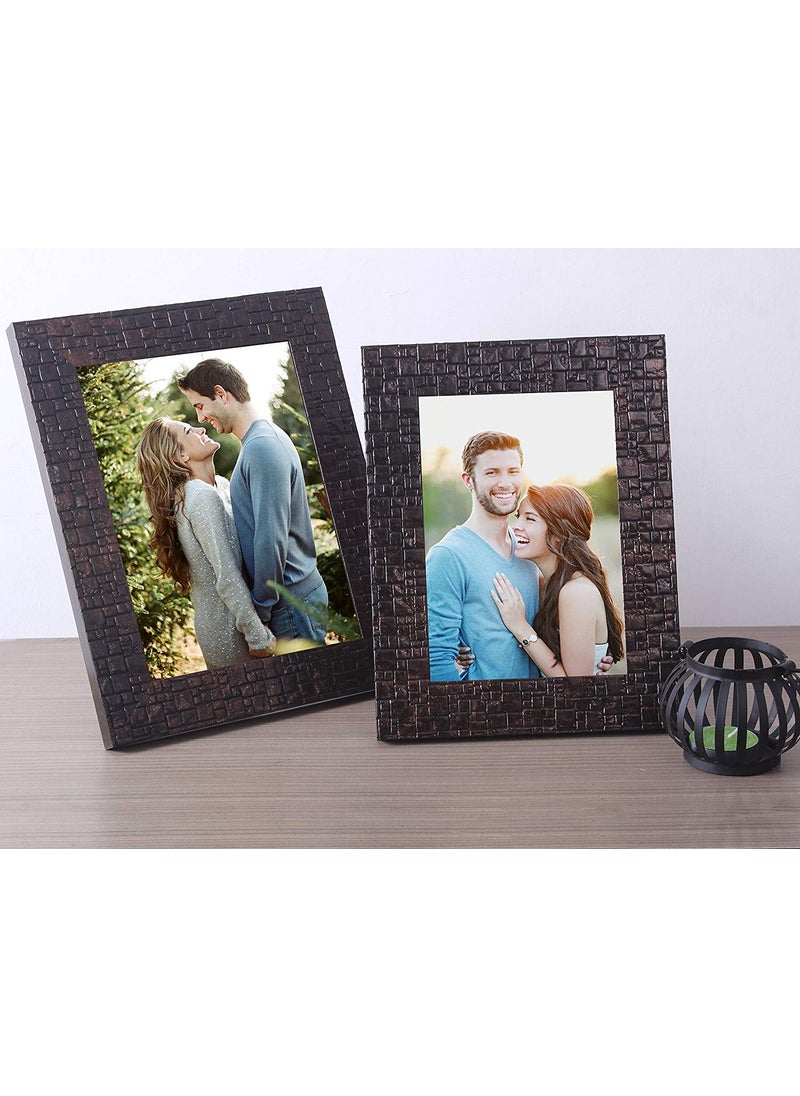 Art Street Art Street - Set of 2 Copper lalveri Table photo frame (Mix Size) 5X7,6X8  - Image 1