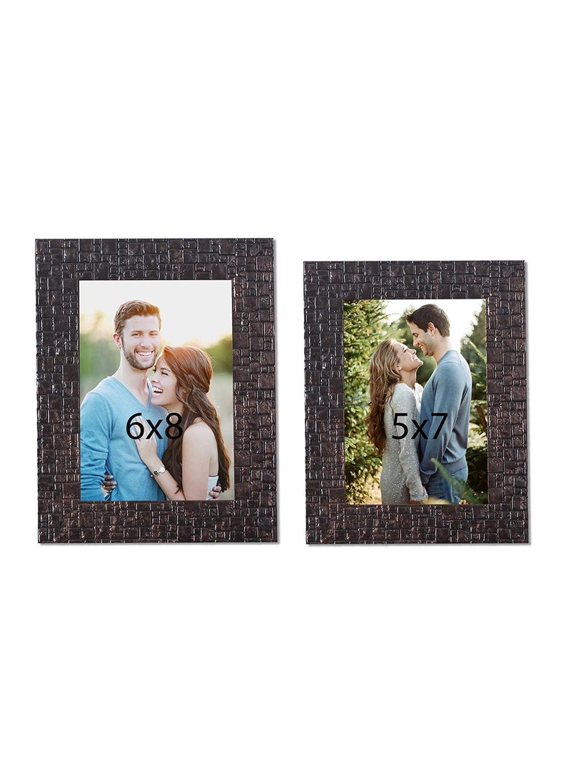 Art Street Art Street - Set of 2 Copper lalveri Table photo frame (Mix Size) 5X7,6X8  - Image 2