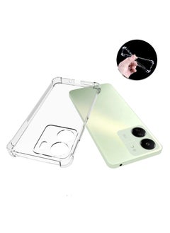 يوك الدخن بوكو C65 / الدخن Redmi 13C شفافة سقوط كيس الهواء لينة واقية من الصدمات كم  - Image 2
