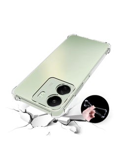 يوك الدخن بوكو C65 / الدخن Redmi 13C شفافة سقوط كيس الهواء لينة واقية من الصدمات كم  - Image 3
