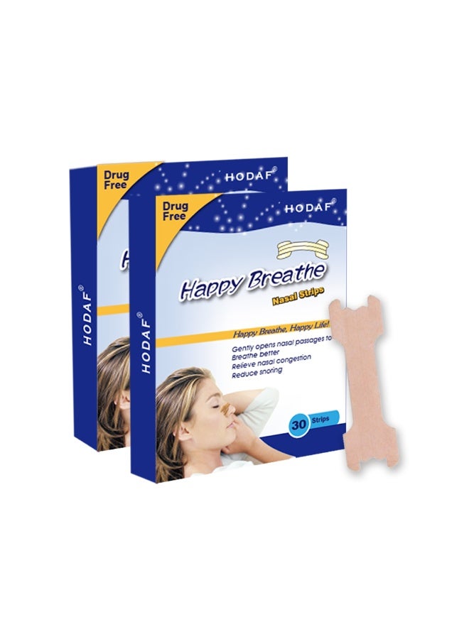 Hodaf 30 Pcs Nasal Strips Clear for Stop Snoring - Image 5