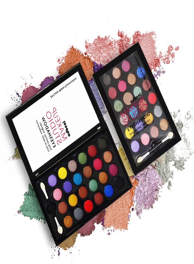 Adbeni Imported Makeup Studio Eyeshadow Palette, Highly Pigmented, Long-Lasting, Blendable Shades for Professional & Everyday Looks, Shade-02 - Image 1