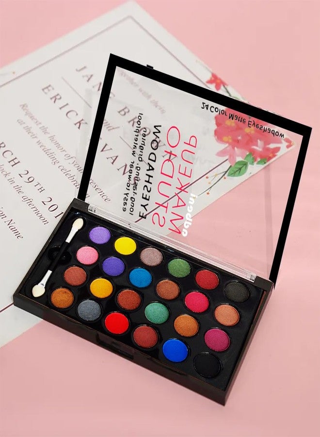 Adbeni Imported Makeup Studio Eyeshadow Palette, Highly Pigmented, Long-Lasting, Blendable Shades for Professional & Everyday Looks, Shade-02 - Image 4