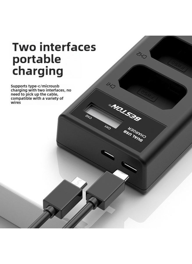 Generic - Fw50 Battery For A6300 A 7 M2 R2 S2 A6500 A6100 SONYA5100 Camera Battery-Standard Capacity:Separate Charger * 1 - Image 1