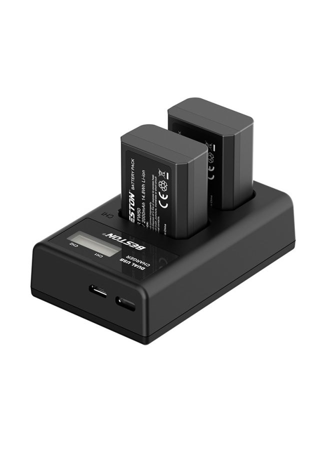 Generic - Fw50 Battery For A6300 A 7 M2 R2 S2 A6500 A6100 SONYA5100 Camera Battery-Standard Capacity:Separate Charger * 1 - Image 1