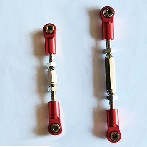 YoyoHobby 6pcs Adjustable Turnbuckles Camber Links Steering Links for Arrma 3S Vorteks Senton Granite Big Rock Typhon Upgrade Parts (Red) - Image 5