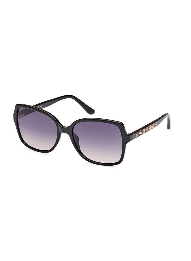 GUESS Women's UV Protection Square Sunglasses - GU0010001B55 - Lens Size: 55 Mm - Image 1