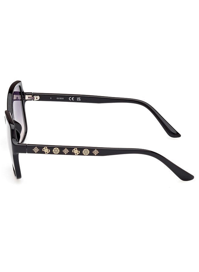 GUESS Women's UV Protection Square Sunglasses - GU0010001B55 - Lens Size: 55 Mm - Image 2