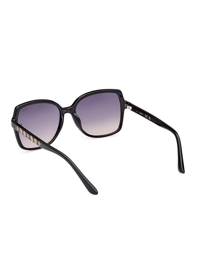 GUESS Women's UV Protection Square Sunglasses - GU0010001B55 - Lens Size: 55 Mm - Image 3