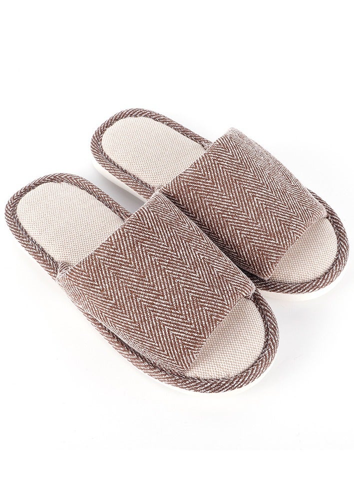 GUDOO Anti-Slip Fabric Slippers Saudi Men Women - Ventilated Home and Mosque Shoes 