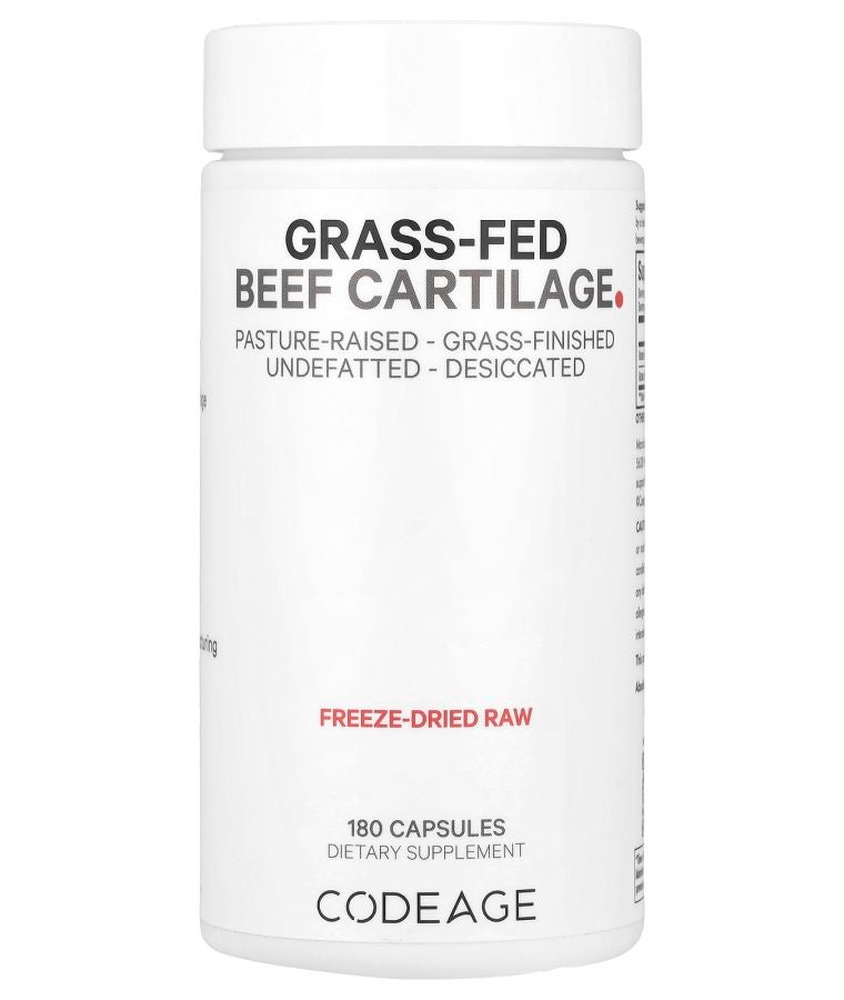 Grass-Fed Beef Cartilage Pasture Raised 180 Capsules