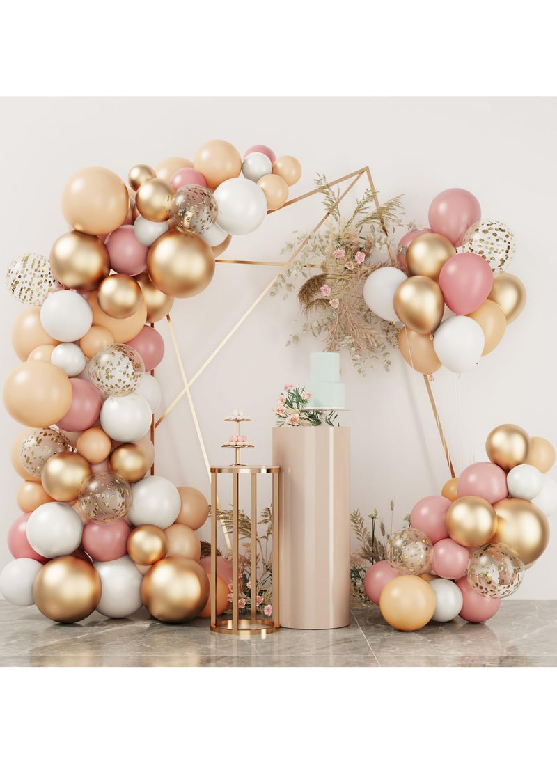 Blush Pink Balloons Garland Arch Kit, Different Sizes Retro Dusty Pink Cream Nude Rose Gold White Balloons Confetti Latex Balloons for Party Birthday Girls Baby Shower Valentines Decorations - pzsku/Z1ED5DAEA01E22AA23B0DZ/45/_/1732092255/0a1aef67-4adf-4bf8-b801-8d9de0056d53