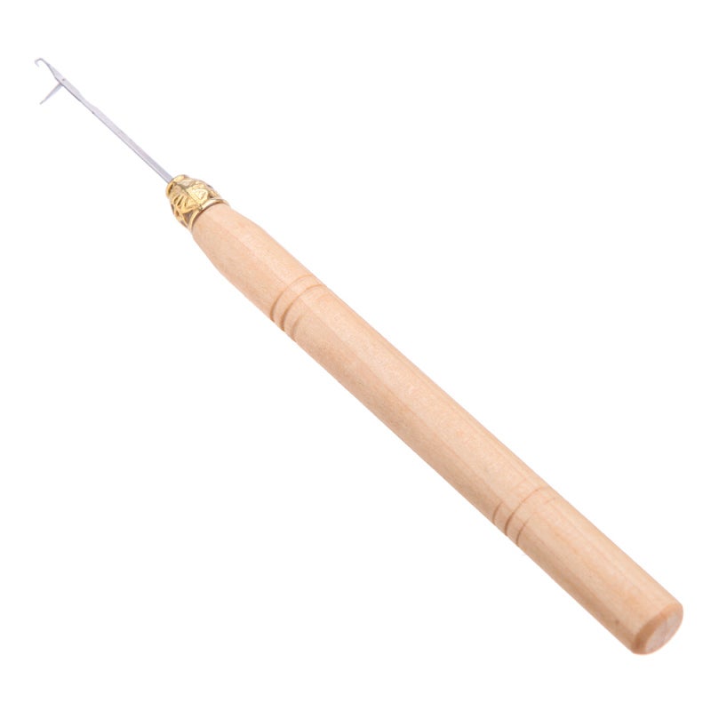 Beading Tool: Lightweight Wood & Iron Wire Construction - Time-Saving Efficient Design Hair Extension Craft Tool for DIY Jewelry Making, Hair Styling Beginners - Image 5