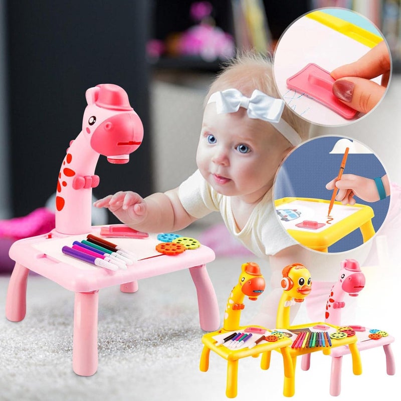 klarako Drawing Projector for KidsChildren Projection Drawing Board, Trace and Draw Projector Toy, Improve Creativity Imagination, Christmas Learning Games for Kids Ages (I) - Image 2