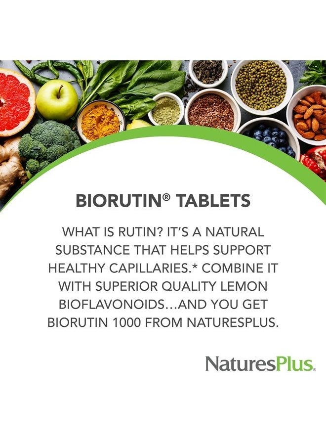 Nature's Plus - Biorutin, 1000 mg, 90 Tablets - Image 1