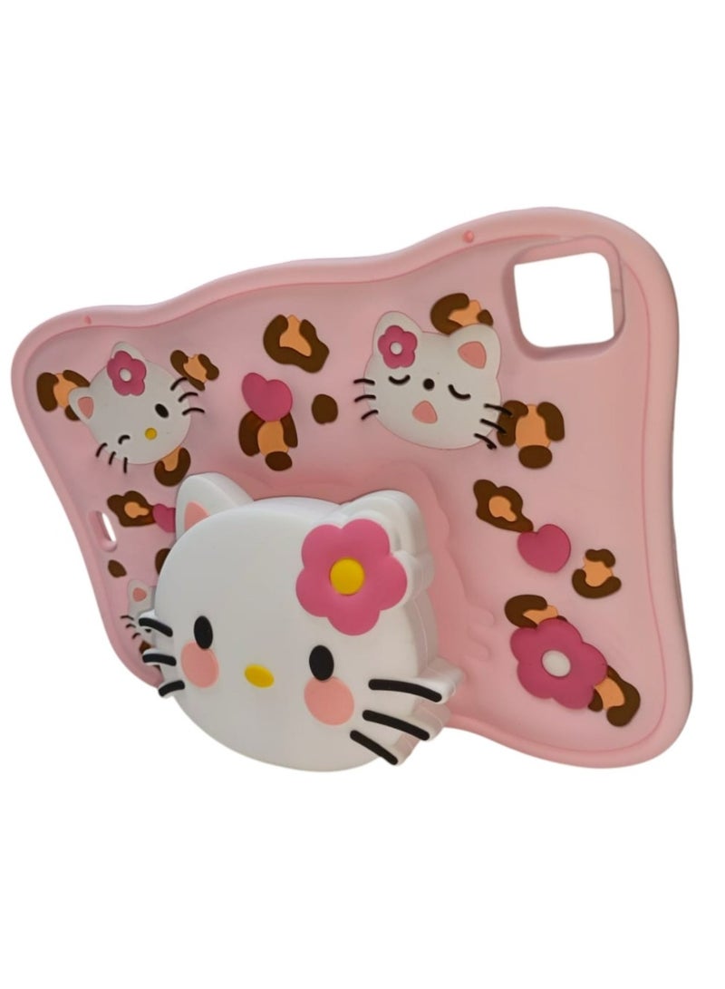 Case for iPad Pro 11 Inch 3D Silicone Cartoon Case (2022/2021, 4th/3rd Generation), iPad Pro 11 Inch Cover,iPad Air 5 2022 / iPad Air 4 2020 10.9 Inch Case, Cute, Stand Function, Silicone case Case, Cover, Shock-Absorption - Image 4