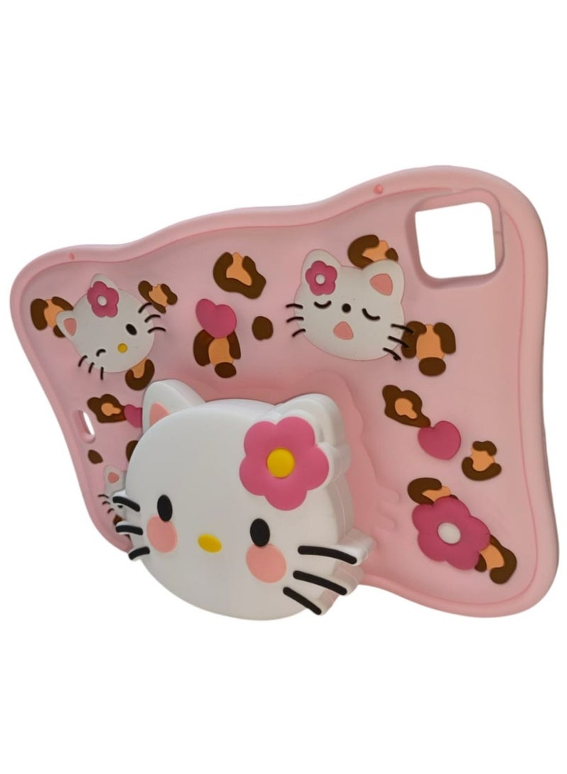 Case for iPad Pro 11 Inch 3D Silicone Cartoon Case (2022/2021, 4th/3rd Generation), iPad Pro 11 Inch Cover,iPad Air 5 2022 / iPad Air 4 2020 10.9 Inch Case, Cute, Stand Function, Silicone case Case, Cover, Shock-Absorption - Image 2
