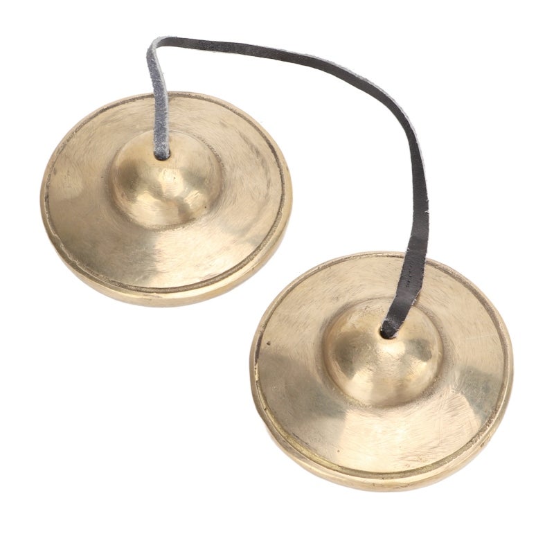 Tibetan Cymbals: 7-Metal Brass Handcraft With Auspicious Symbols - Strong Sound Penetration Handcraft Tingsha for Yoga Meditation Sound Therapy Religious Ceremonies Gift Giving - Image 5