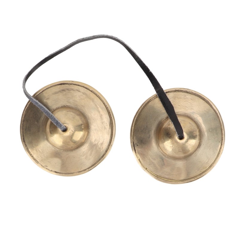 Tibetan Cymbals: 7-Metal Brass Handcraft With Auspicious Symbols - Strong Sound Penetration Handcraft Tingsha for Yoga Meditation Sound Therapy Religious Ceremonies Gift Giving - Image 4