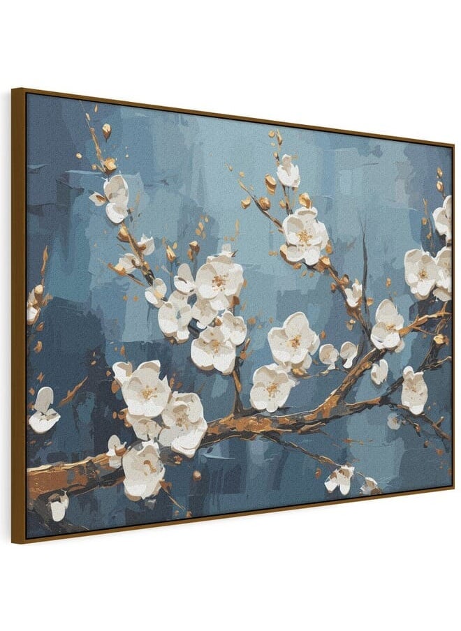 Home Gallery - Abstract Framed Portrait Of Colorful Trees - Image 1