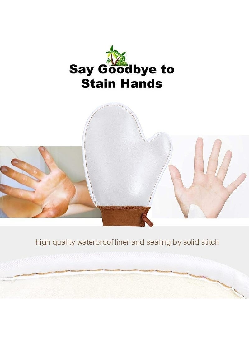 Realfrog - Self Tanner Mitt Applicator - 4 Pack Self Tanning Mitt with Self Tanning Glove for Self Tan Mitt, Back Applicator, Mini Self Tan Glove, Exfoliating Mitt, Tanning Mitts Self Tanner Glove - Image 1